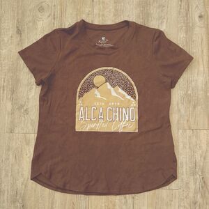 Kuhl Women’s Brown T-Shirt Alca-Chino Spirited Coffee Woman In Martini Glass